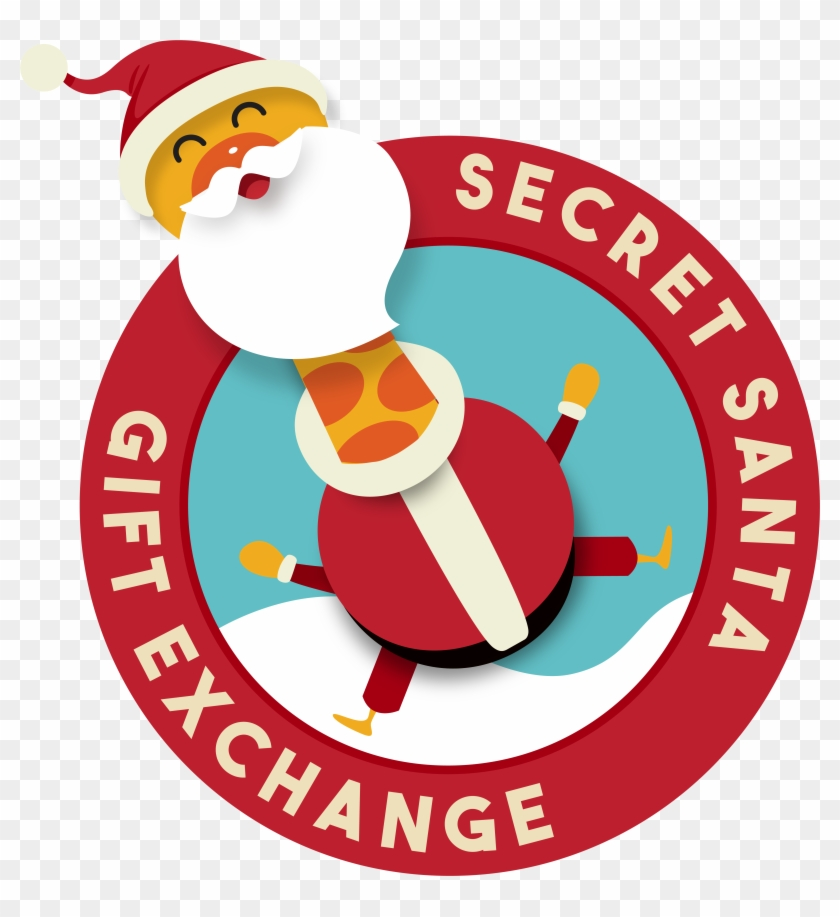 Funny Secret Santa Clipart.