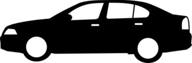 Sedan car clipart.