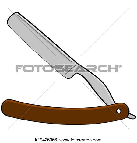 Clip Art of Razor blade k19426066.