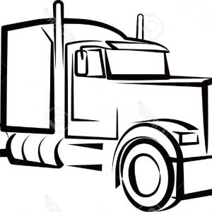 Peterbilt Drawing.