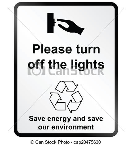 Clipart turn off light.