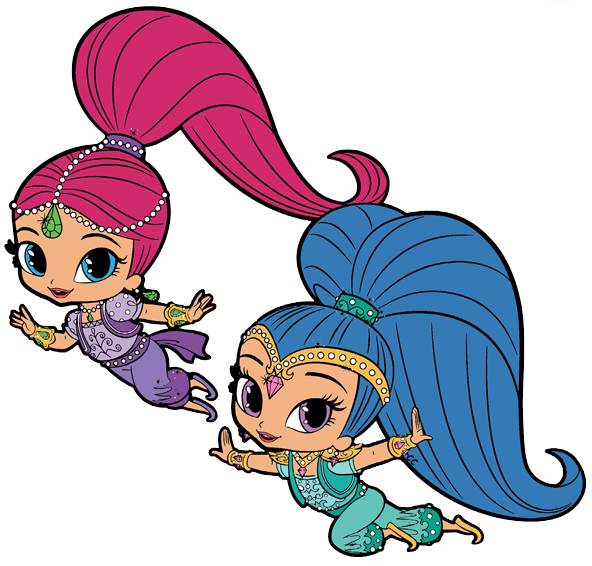 Shimmer and Shine Clipart.