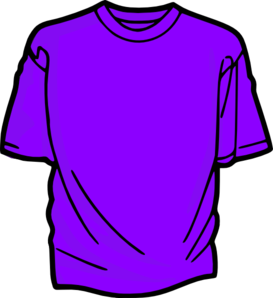 Purple Shirt Clipart.