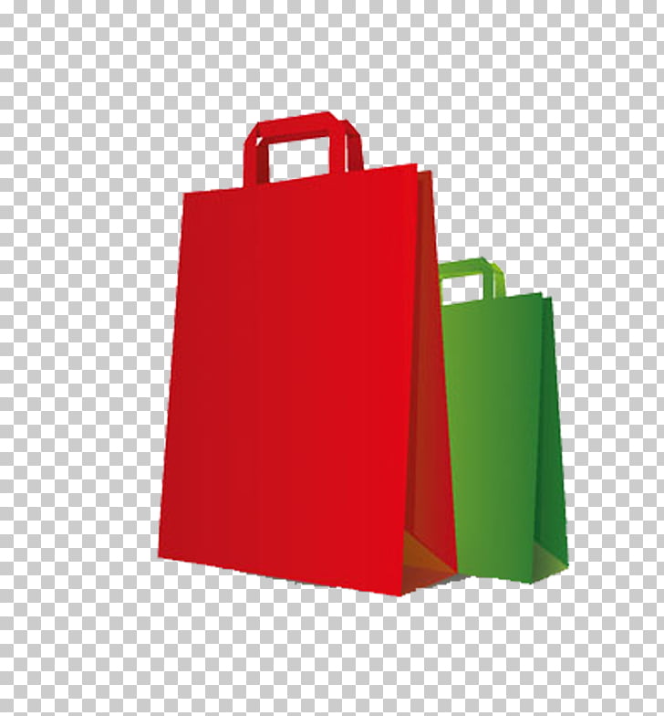 Shopping bag Icon, Red Green Bag Shopping Bag PNG clipart.