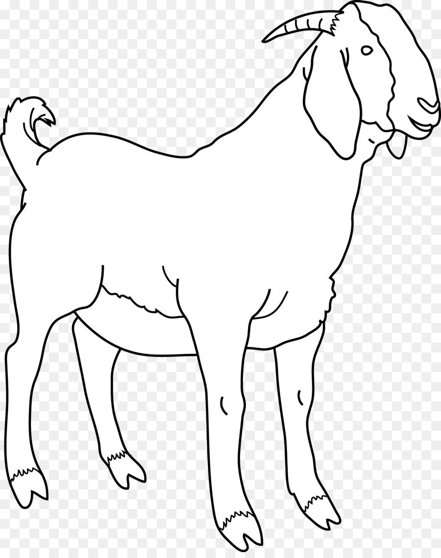 Unique Goat Clip Art Black And White Cdr » Free Vector Art.