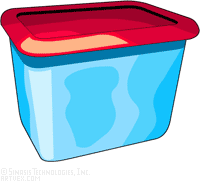 Clipart plastic containers.