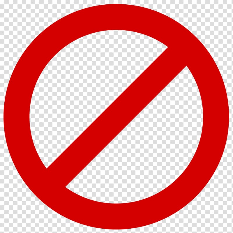 No entry logo, No symbol Sign , forbidden transparent.