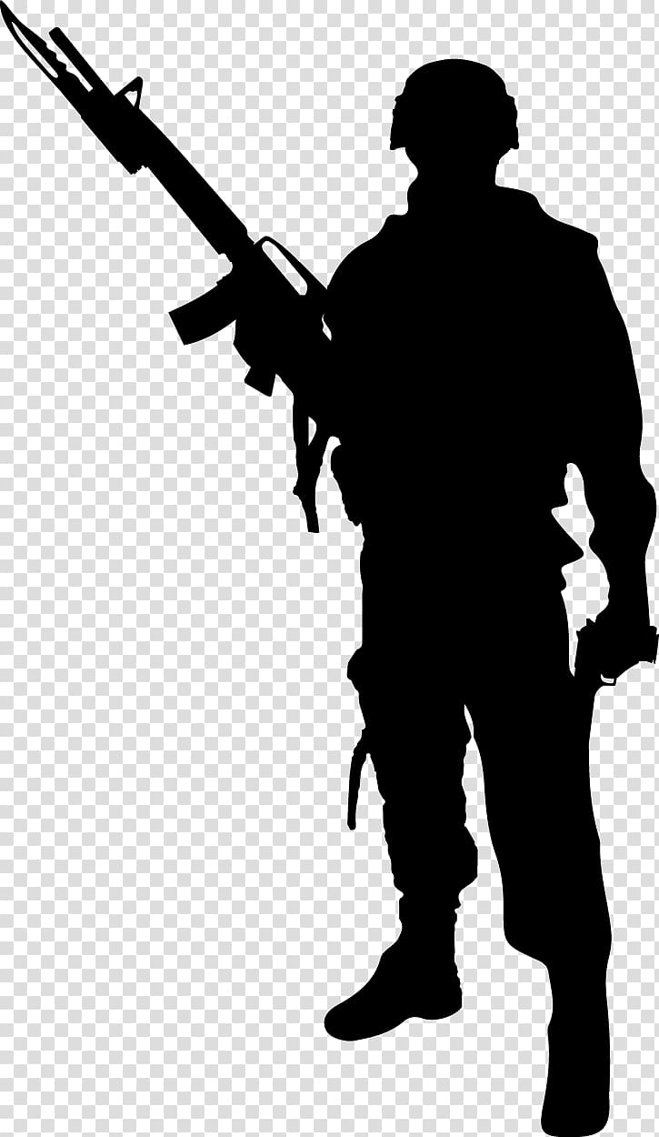 Soldier Silhouette , soldiers transparent background PNG.