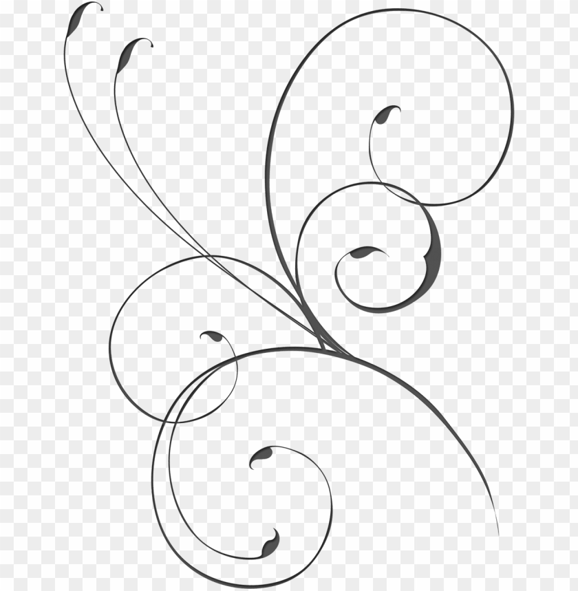 simple flourish clipart.