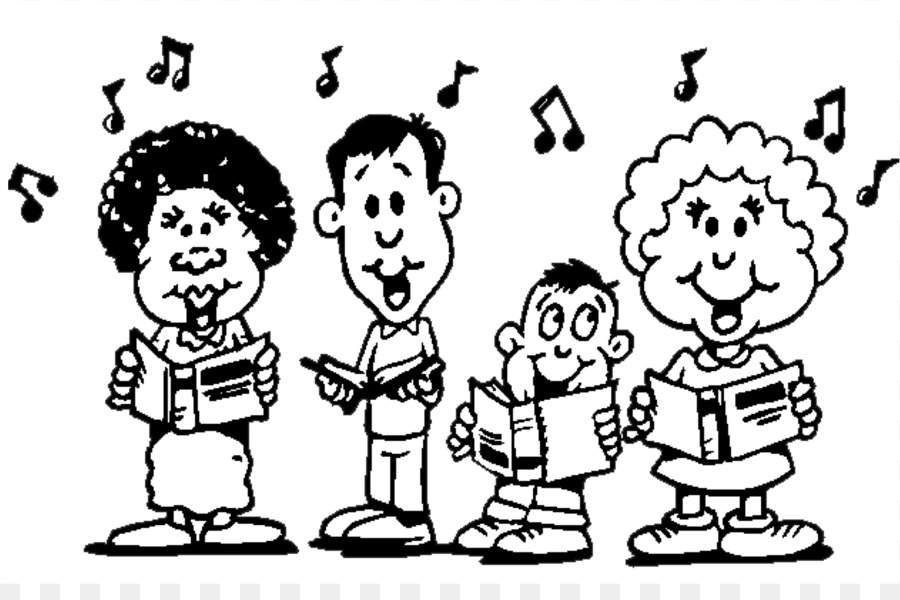 Choir Png Black And White & Free Choir Black And White.png.