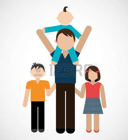 1,964 Single Parent Family Stock Vector Illustration And Royalty.