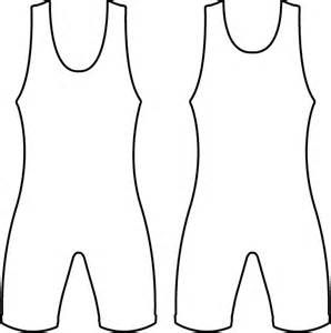 Wrestling singlet clipart.