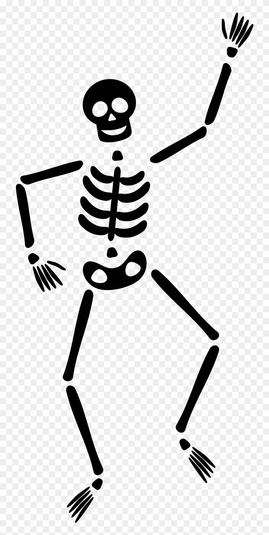 Dancing Skeleton Clipart.