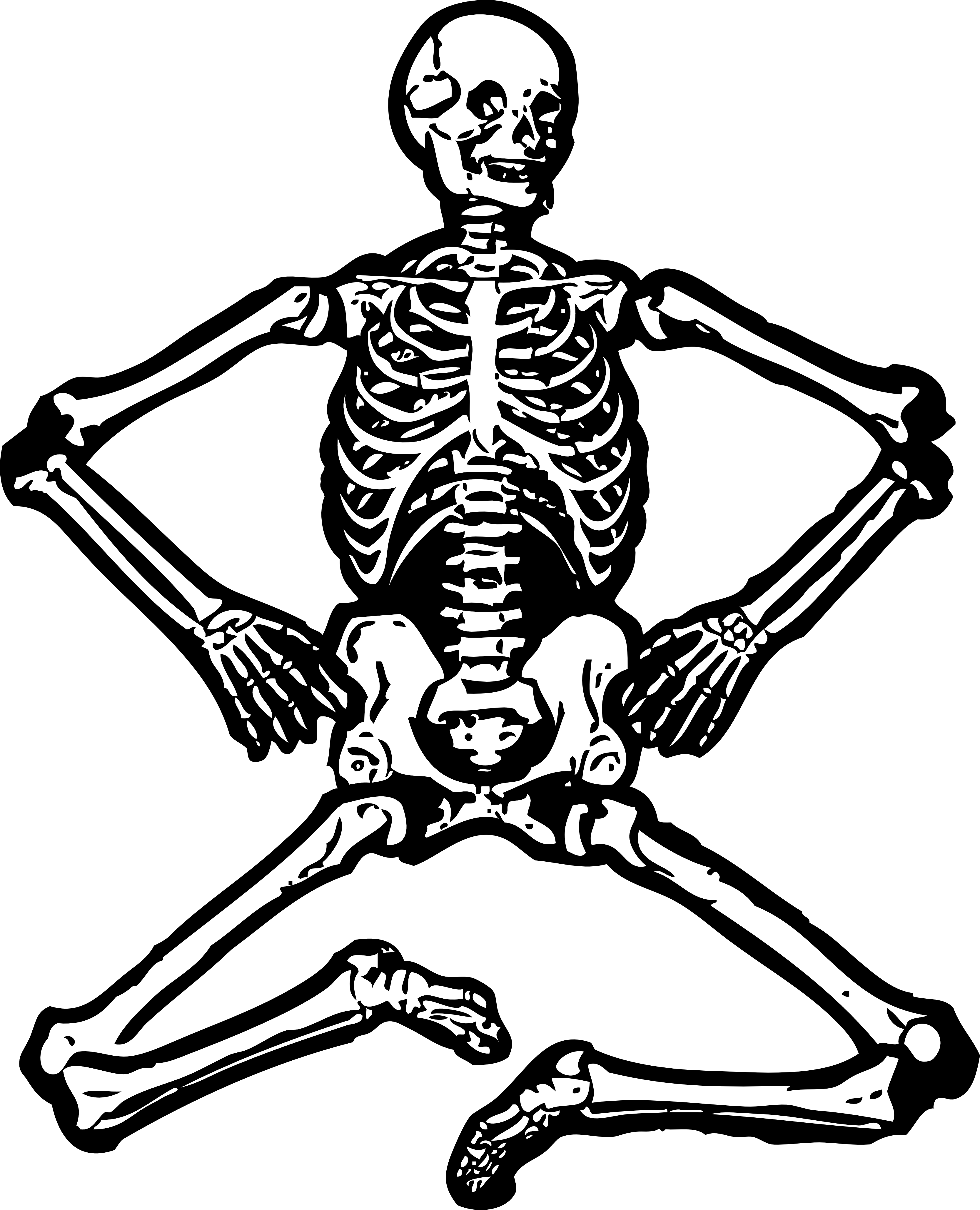 Skeleton clip art free clipart images 3.