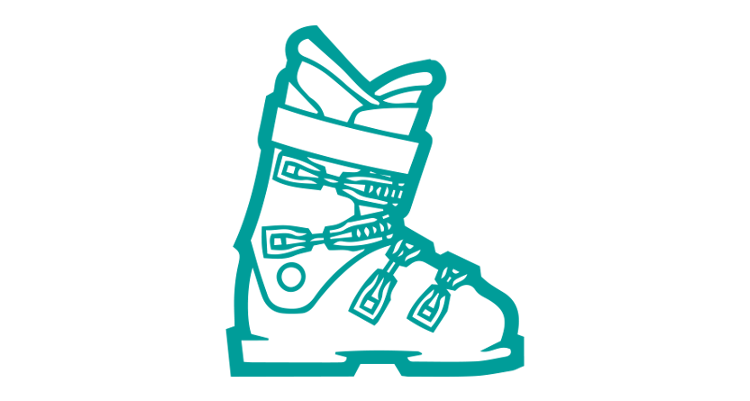 The anatomy of a ski boot.