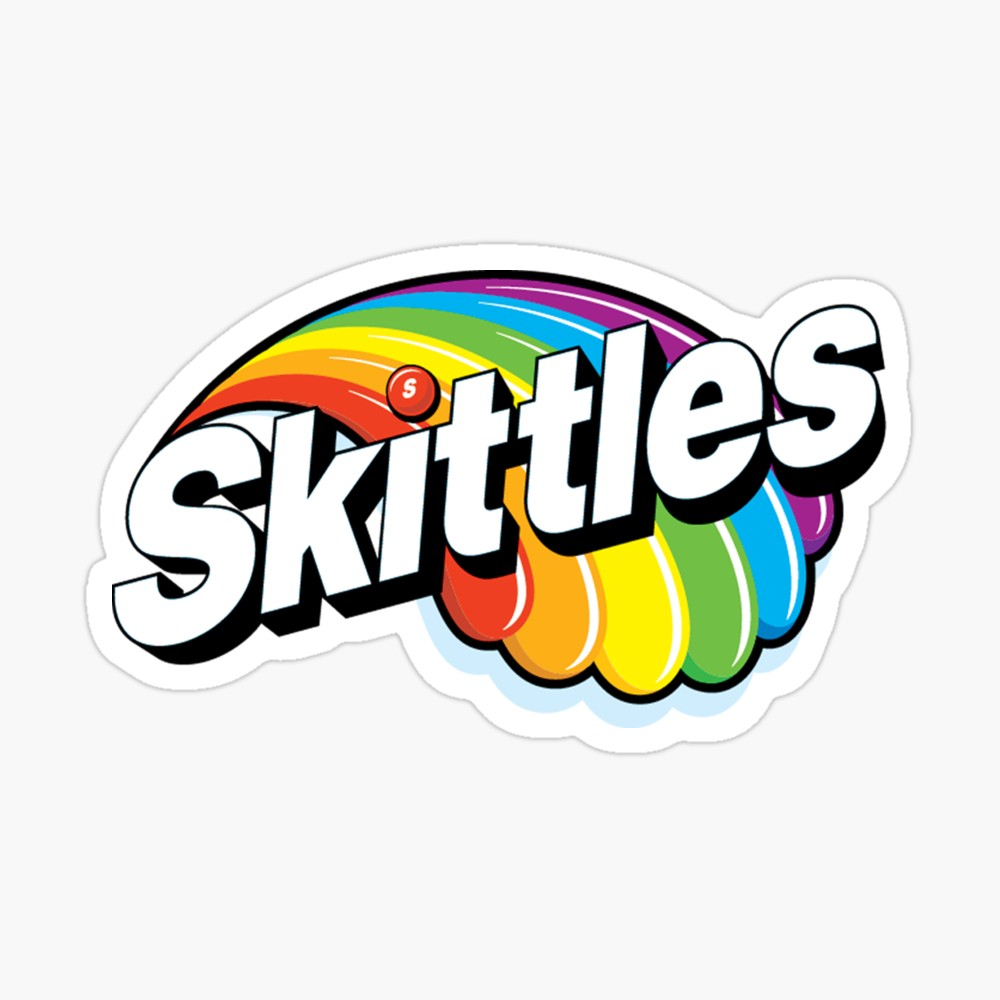 Skittles Logo Sticker in 2019.