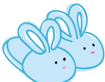 Bunny Slippers Clipart.