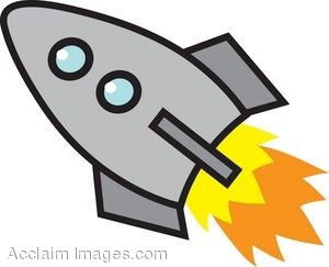 Space rocket clip art page 2.