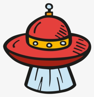 Free Alien Spaceship Clip Art with No Background.