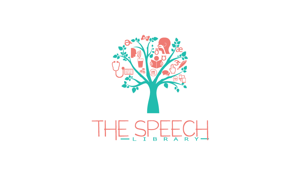 Speech therapy Logos.