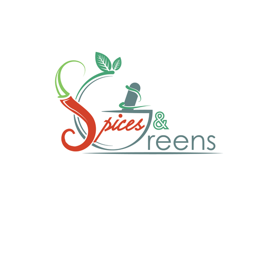 Design a new logo for Spices & Greens.