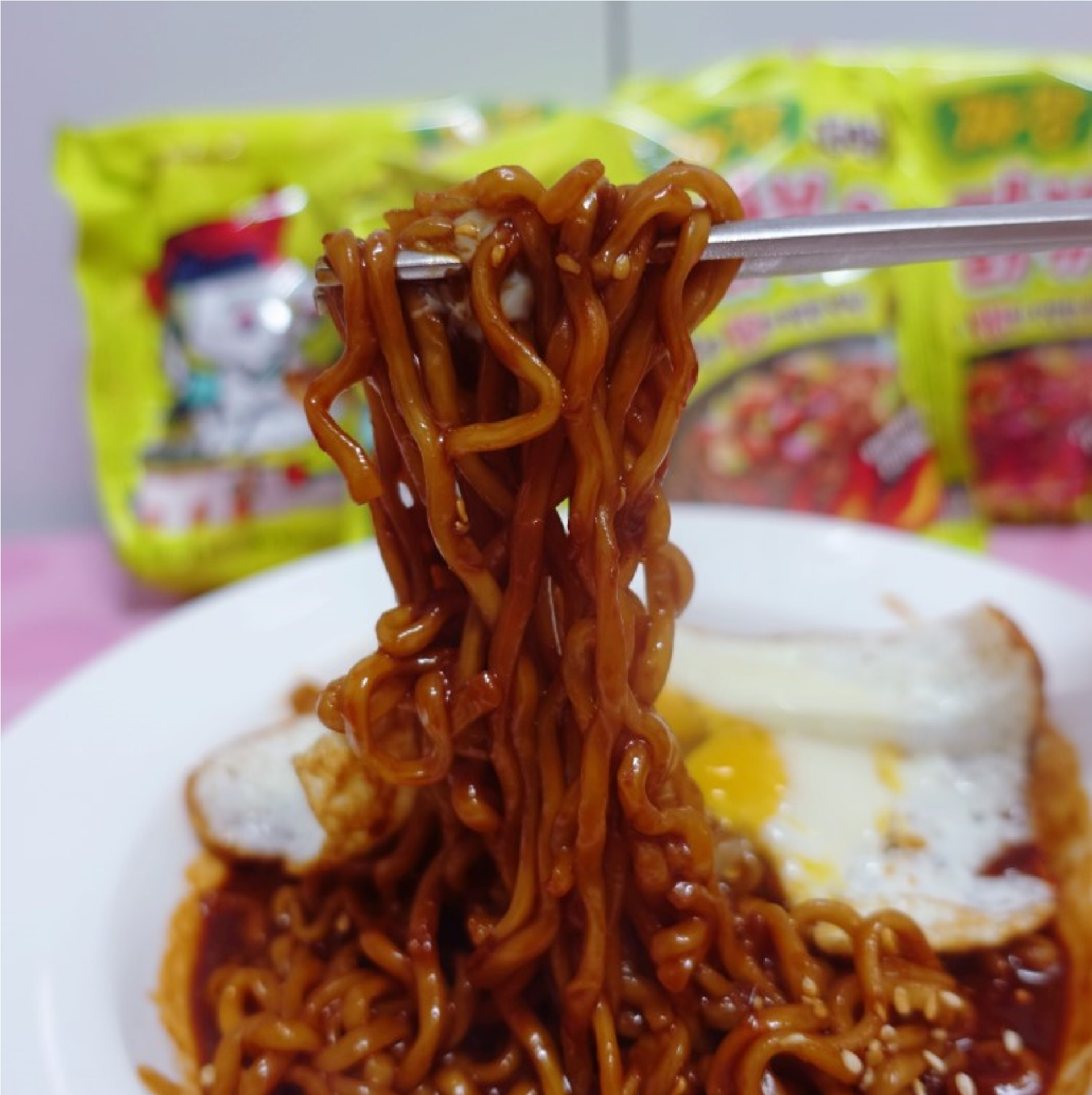 NEW SAMYANG KOREAN Fire Noodle Challenge Hot Chicken Flavor Ramen Spicy  Jjajang.