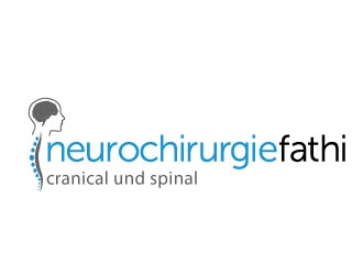 neurochirurgiefathi cranical und spinal logo design.