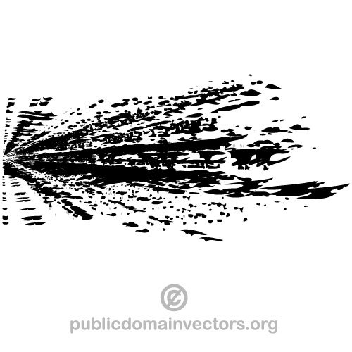 Ink splatter vector clip art.