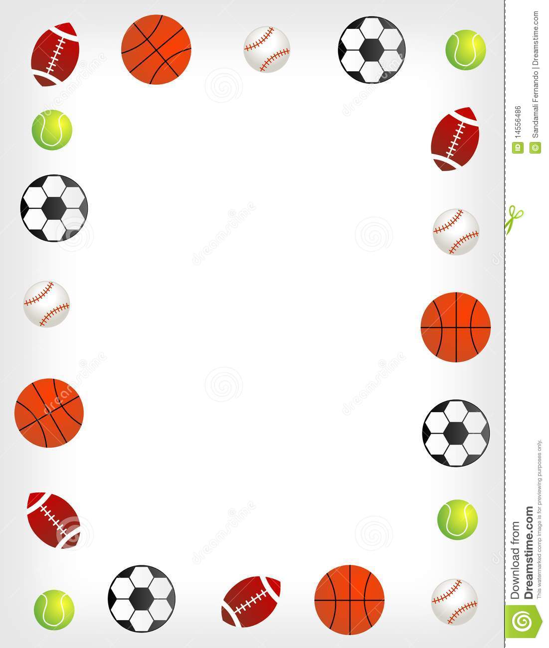 free sports balls scrapbook backgrounds.