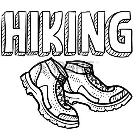 2,520 Hiking Boots Stock Vector Illustration And Royalty Free.