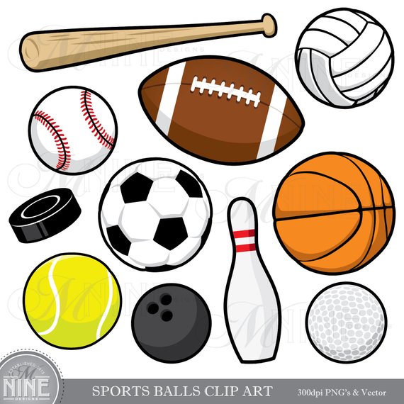 Clipart sports balls 3 » Clipart Station.