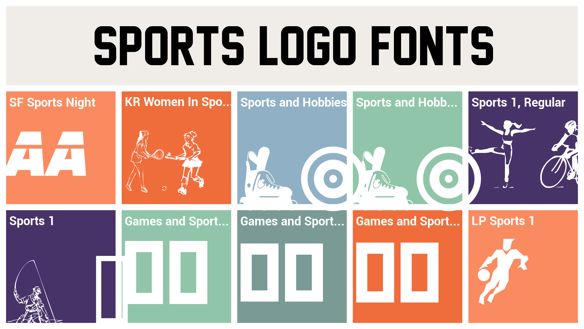 sports logo fonts.