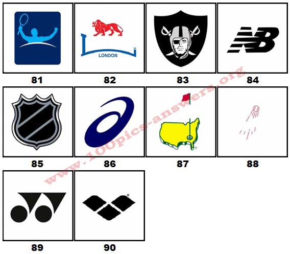 100 Pics Sports Logos Level 81.