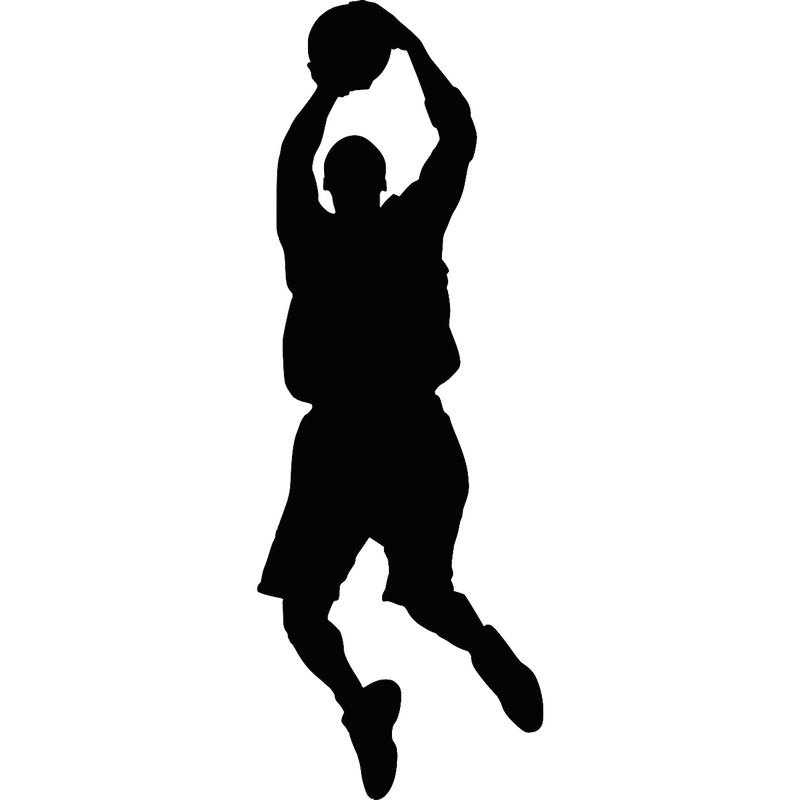 Basketball Sport Silhouette Clip art.