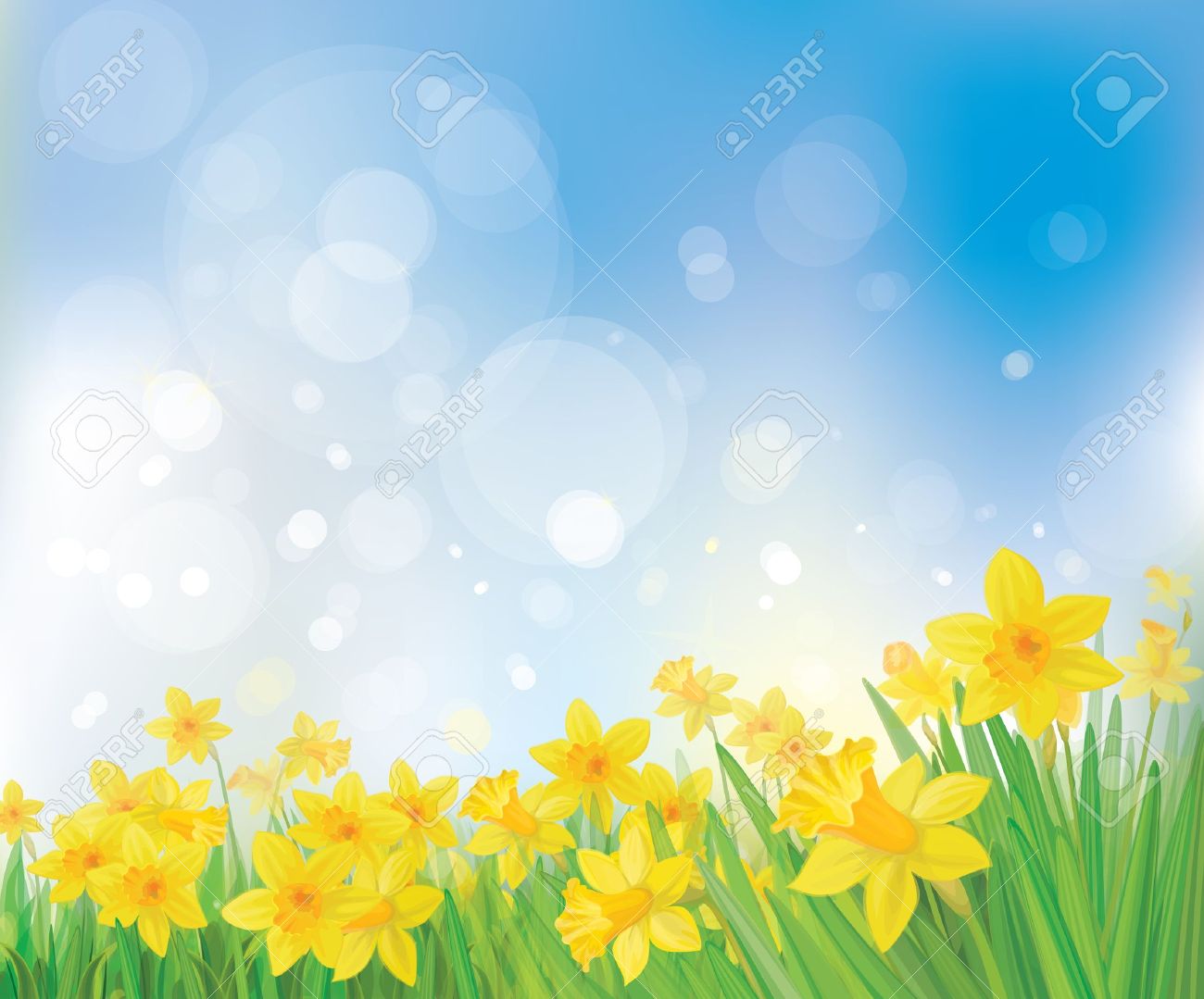 Spring background clipart 2 » Clipart Station.