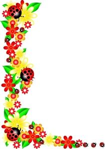 Spring Border Clipart.