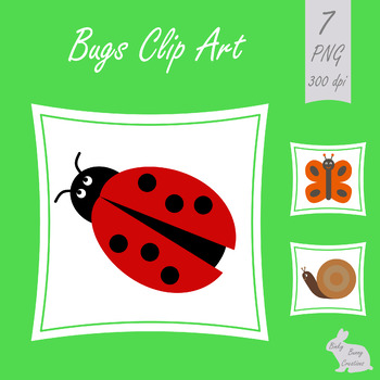 Bugs Insects Clip Art Clipart Images Graphics Spring Summer.