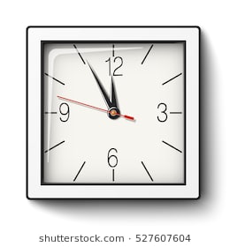 Square clock clipart black and white » Clipart Station.