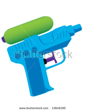 Squirt Gun Stock Images, Royalty.