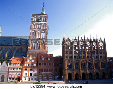 Stock Photo of Germany, city of Stralsund bld12394.