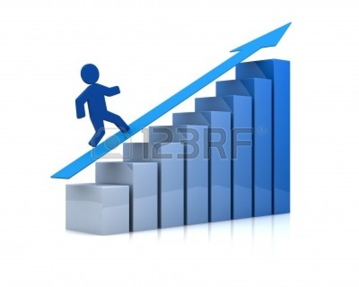 Cartoon Line Graph Clipart.