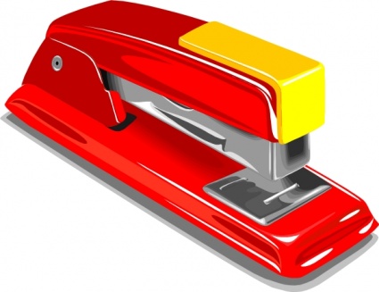 Stapler clip art Free Vector.