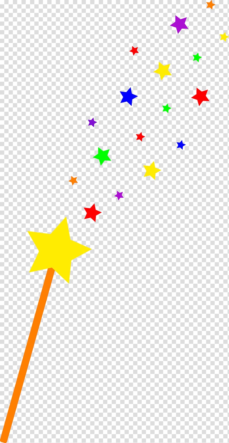 Wand Magician , Star Princess transparent background PNG.