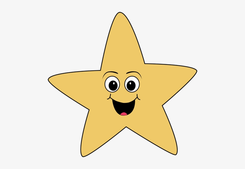 Happy Face Star Clip Art.