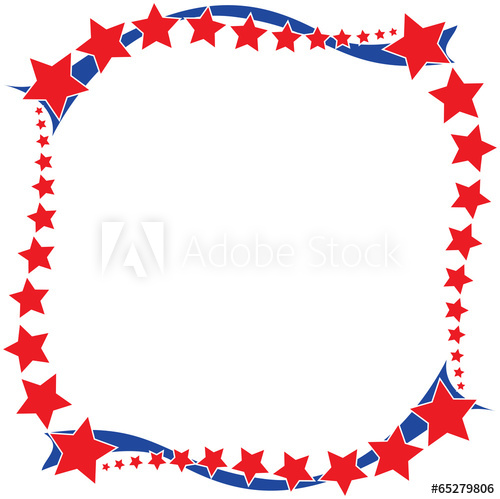 Stars and Stripes Border.