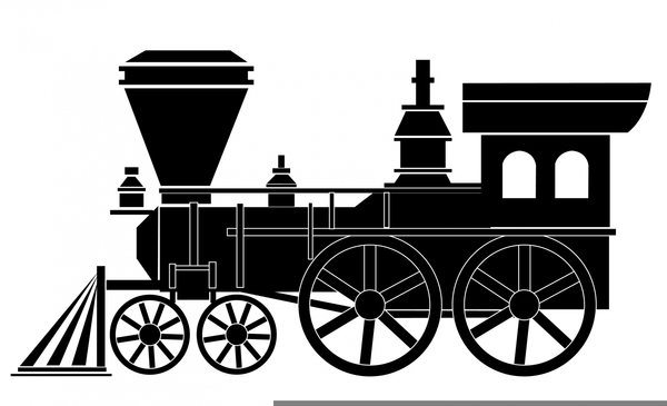 Free Clipart Steam Train.