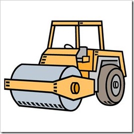 Steamroller Clipart.