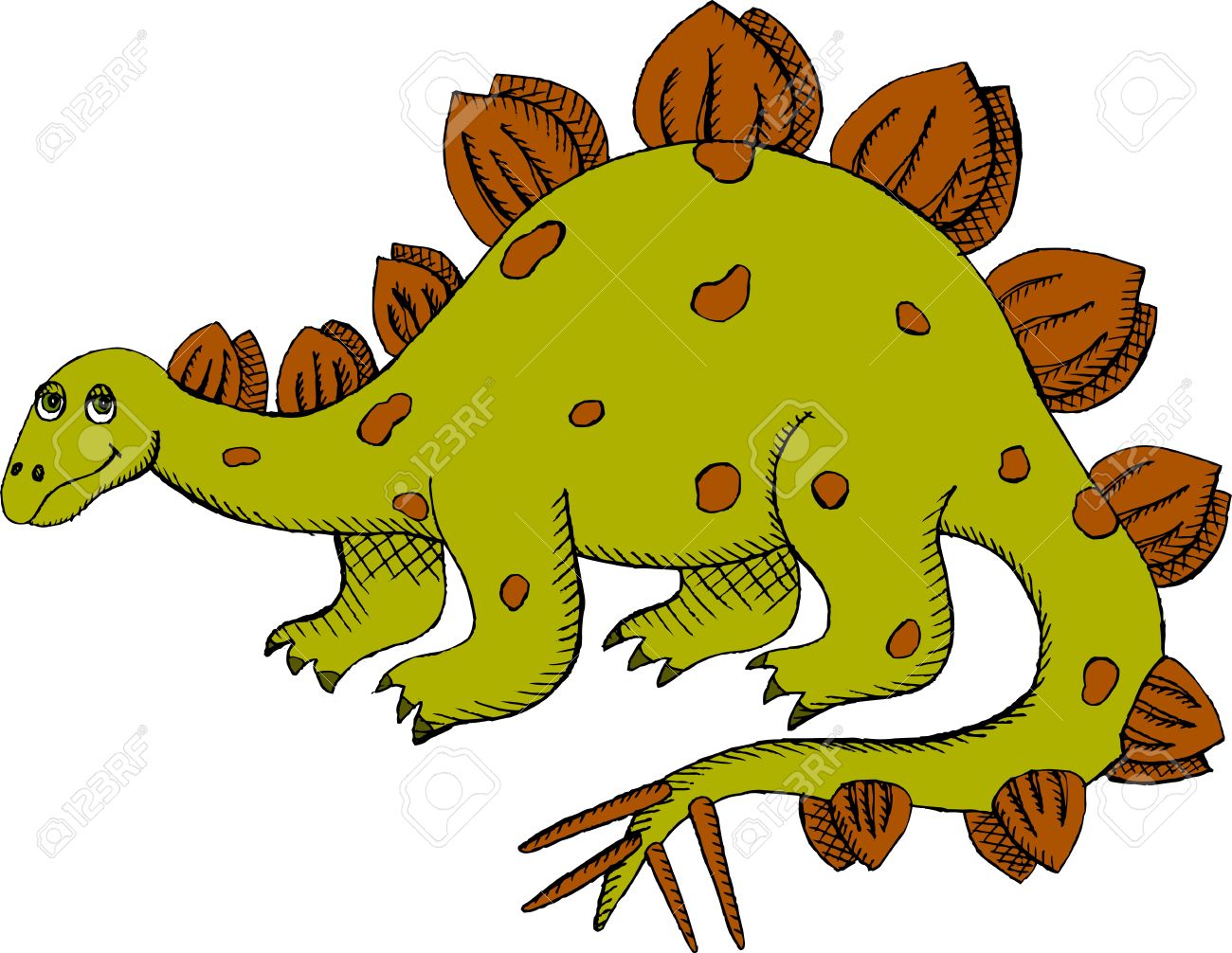 Clipart Stegosaurus.