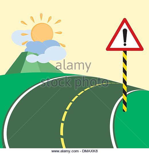 Steep Slope Caution Sign Stock Photos & Steep Slope Caution Sign.