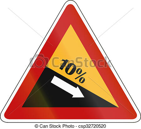 Clip Art of South Korea road sign.